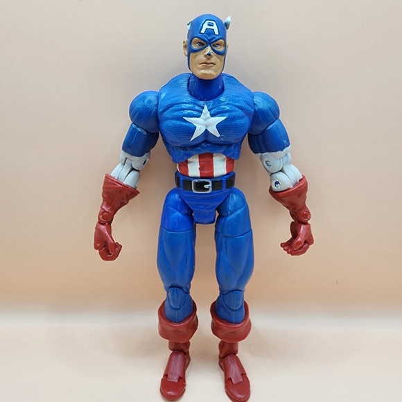 2002 Marvel Legends Captain America Figure Toybiz 6 Inch - Picture 1 of 5